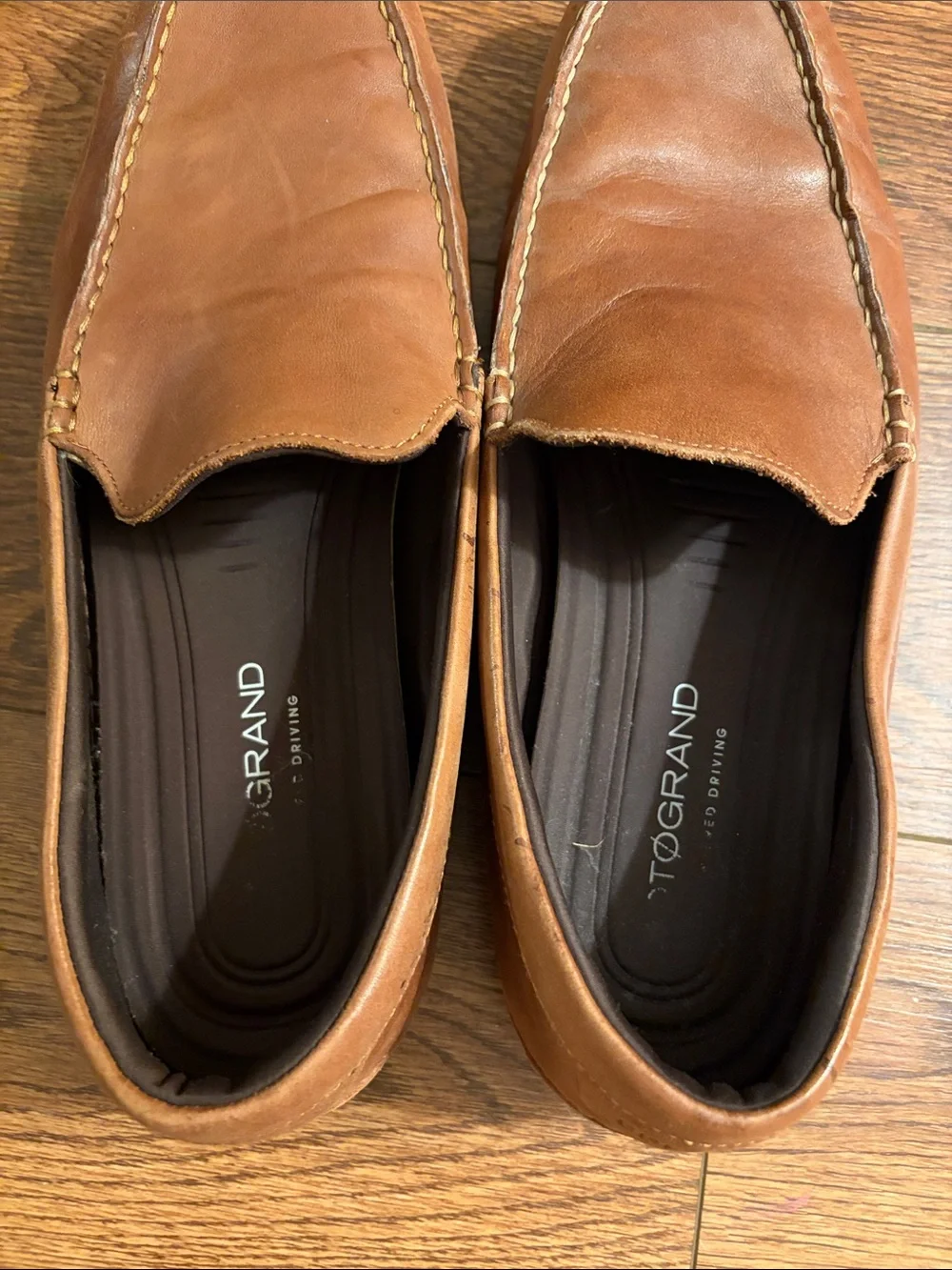 Men's Cole Haan Motogrand Leather Slip-On Driving Loafers